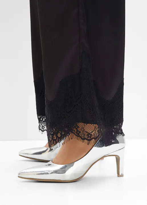 Bonprix Glamouröser Pumps Im Metallic Look - Silber - Damen