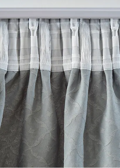 Bonprix Grafischer Vorhang - Petrol Multifunktionsband