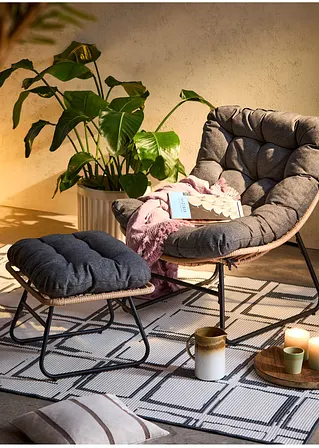 Bonprix Grafisches Muster Für Den Innen- Und Außenbereich - Grau