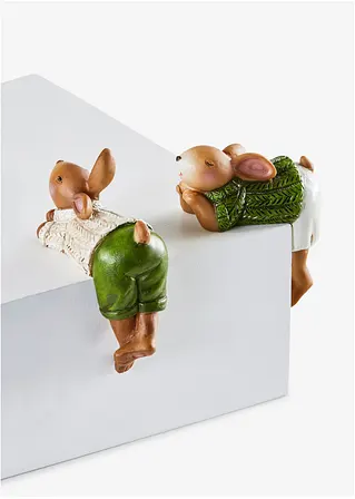 Bonprix Hasen Im 2-tlg. Set - Ideale Kantendekoration Zu Ostern