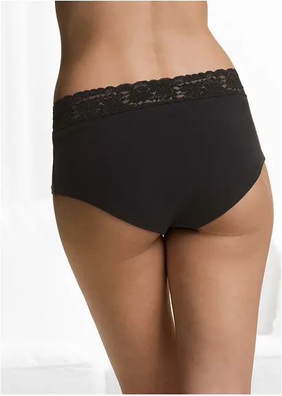 Bonprix Hautsympathische Panty In Maxiform - Schwarz + Weiß