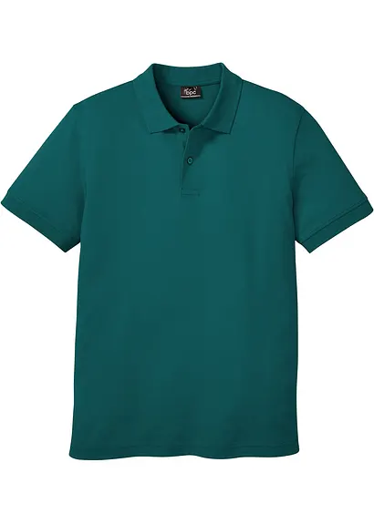 bonprix Herren Basic Poloshirt aus hautfreundlicher reiner Bio-Baumwolle