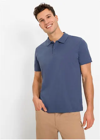 Bonprix Herren Basic Poloshirt Aus Hautfreundlicher Reiner Bio-Baumwolle