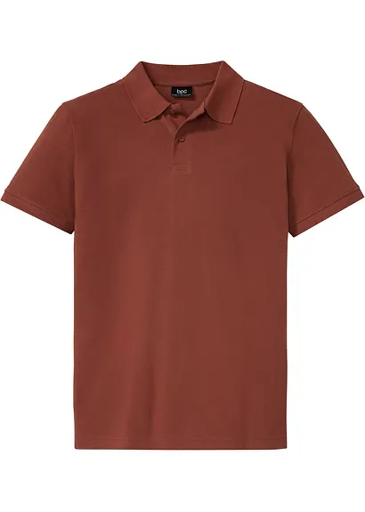 bonprix Herren Basic Poloshirt aus hautfreundlicher reiner Bio-Baumwolle
