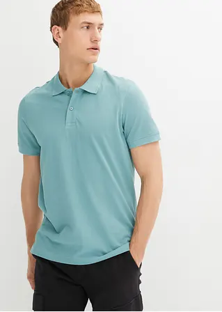 Bonprix Herren Basic Poloshirt Aus Hautfreundlicher Reiner Bio-Baumwolle