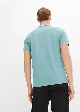 Bonprix Herren Basic Poloshirt Aus Hautfreundlicher Reiner Bio-Baumwolle