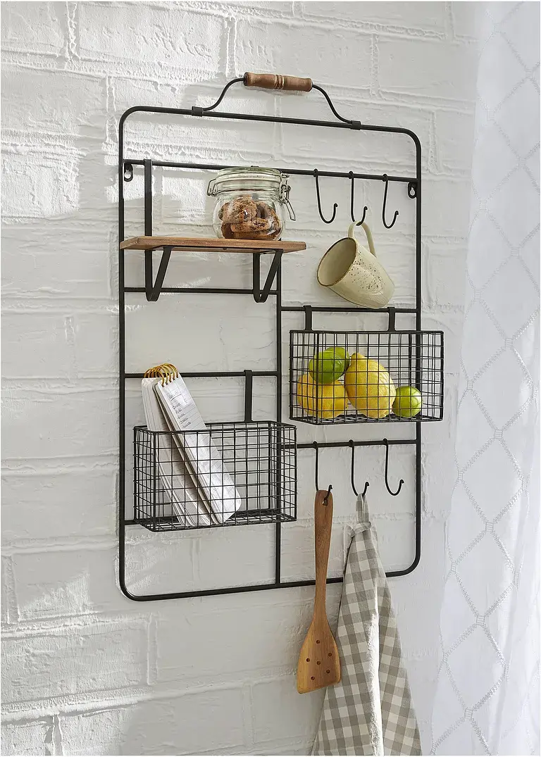 Bonprix Hier Können Einige Utensilien Untergebracht Werden - Wandregal Mit Körben