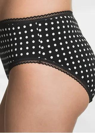 Bonprix Hochwertige Slips In Angenehm Weicher Qualität - Schwarz + Weiß