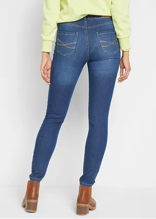 Bonprix Hohe Skinny-Jeans Mit Stretch - Blau Regular - Damen