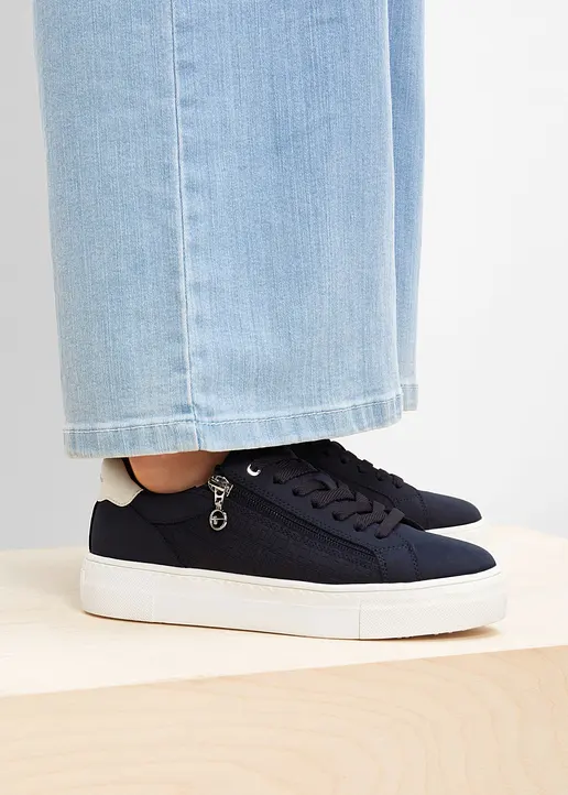 Bonprix Hübscher Tamaris Sneaker Mit Glamourösen Details - Blau