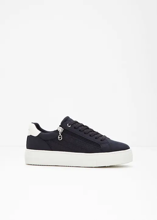 bonprix Hübscher Tamaris Sneaker mit glamourösen Details - blau