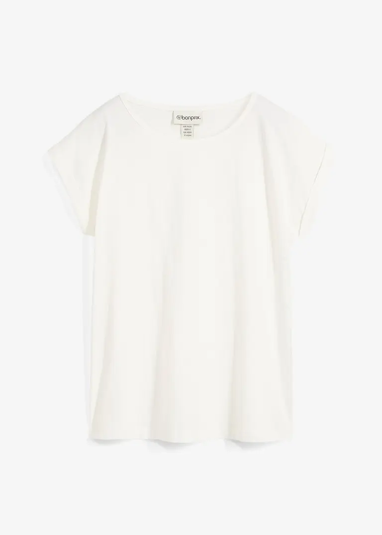 bonprix Hübsches Shirt mit Flügelärmeln - weiß - Damen