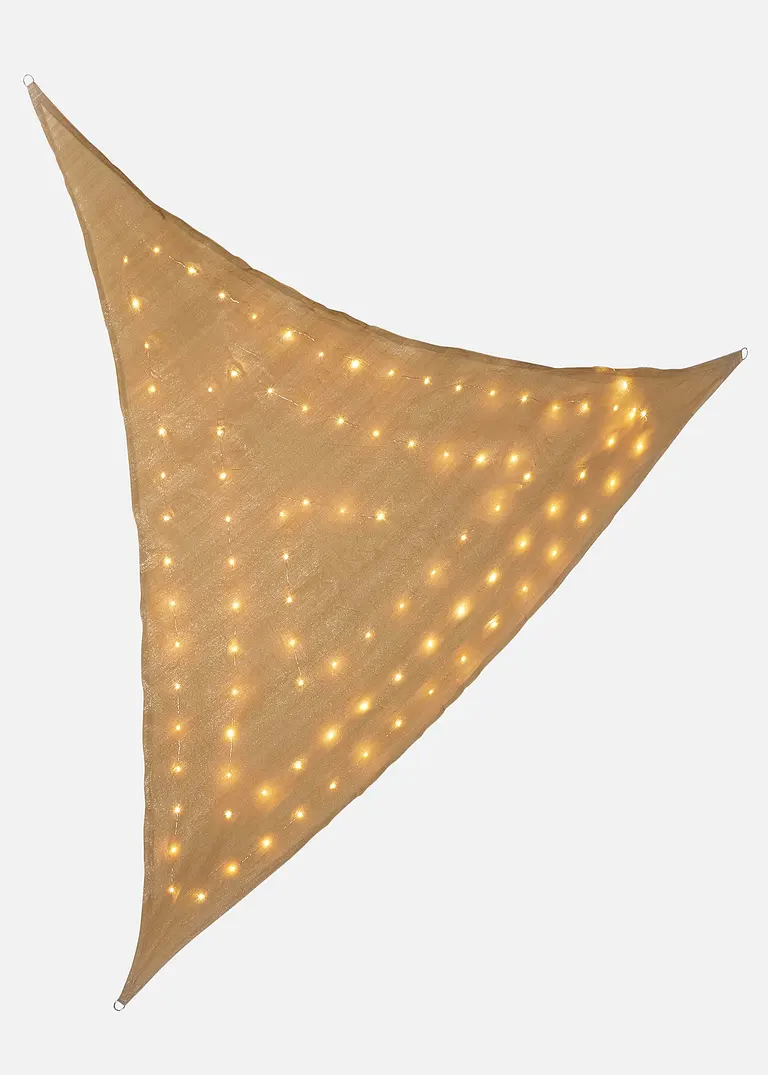 bonprix Idealer Schattenspender mit romantischer Beleuchtung - beige