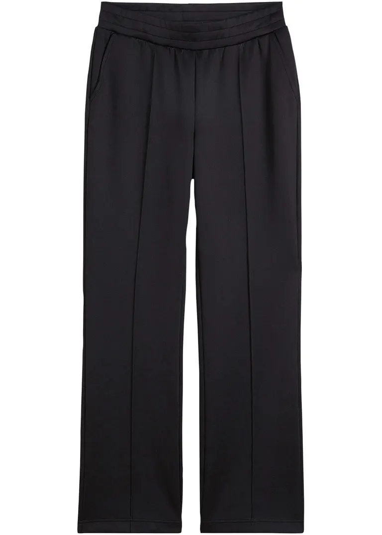 bonprix Innen weich angeraute Jogginghose mit Teilungsnähten Wide Leg