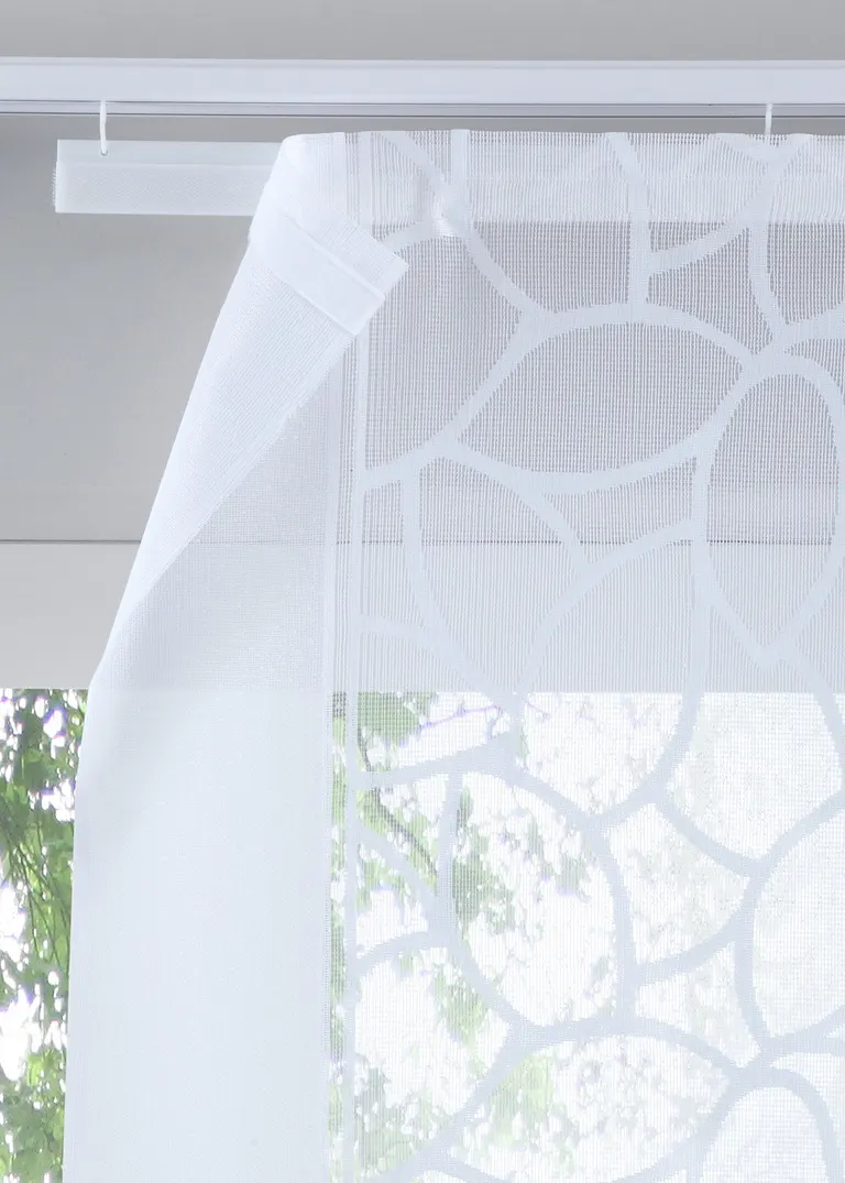 Bonprix Jacquard Flächenvorhang Im Zeitlosen Design - Klettschiene