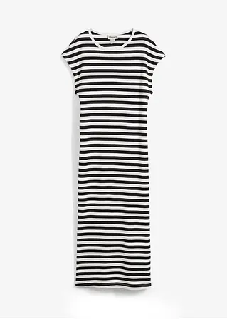 Bonprix Jersey-Kleid Mit Rundhalsausschnitt Weiter Passform Und Einem Geraden Saum