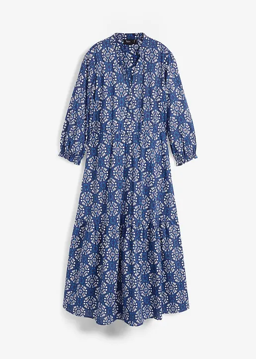bonprix Jersey-Kleid mit weiter Passform für viel Bewegungsfreiheit mit Taschen