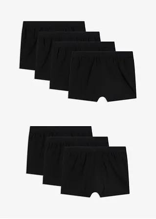 Bonprix Jungen Boxershorts (7er Pack) Mit Wochentagen. - Schwarz - Kinder