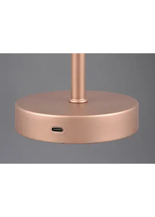 Bonprix Kabellose Akku Tischleuchte Mit Touch-Dimmer - Braun