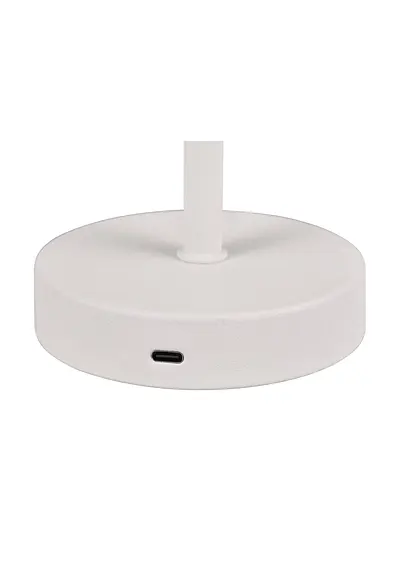 Bonprix Kabellose Akku Tischleuchte Mit Touch-Dimmer - Weiß