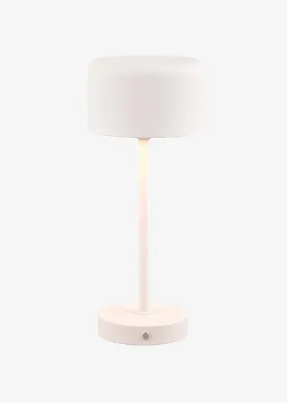 bonprix Kabellose Akku Tischleuchte mit Touch-Dimmer - weiß
