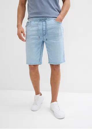 Bonprix Kernige Bermuda Aus Bequemen Sweat-Denim - Blau