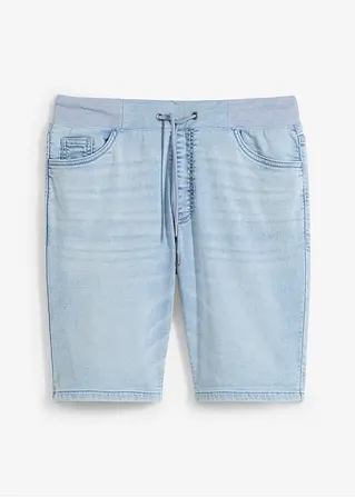 bonprix Kernige Bermuda aus bequemen Sweat-Denim - blau bonprix Kernige Bermuda aus bequemen Sweat-Denim - blau