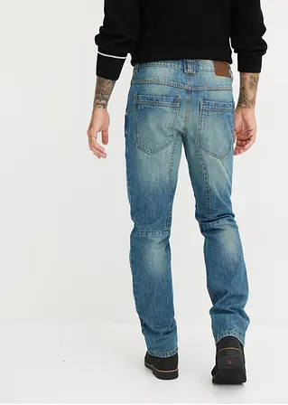 Bonprix Kernige Regular Fit Jeans Aus Stabilem Denim Mit Modischen Nähten
