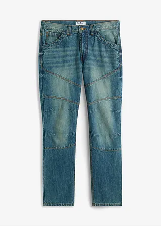bonprix Kernige Regular Fit Jeans aus stabilem Denim mit modischen Nähten