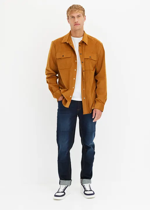 Bonprix Kernige Stretch-Jeans Mit Leichter Waschund Und Mehr Komfort