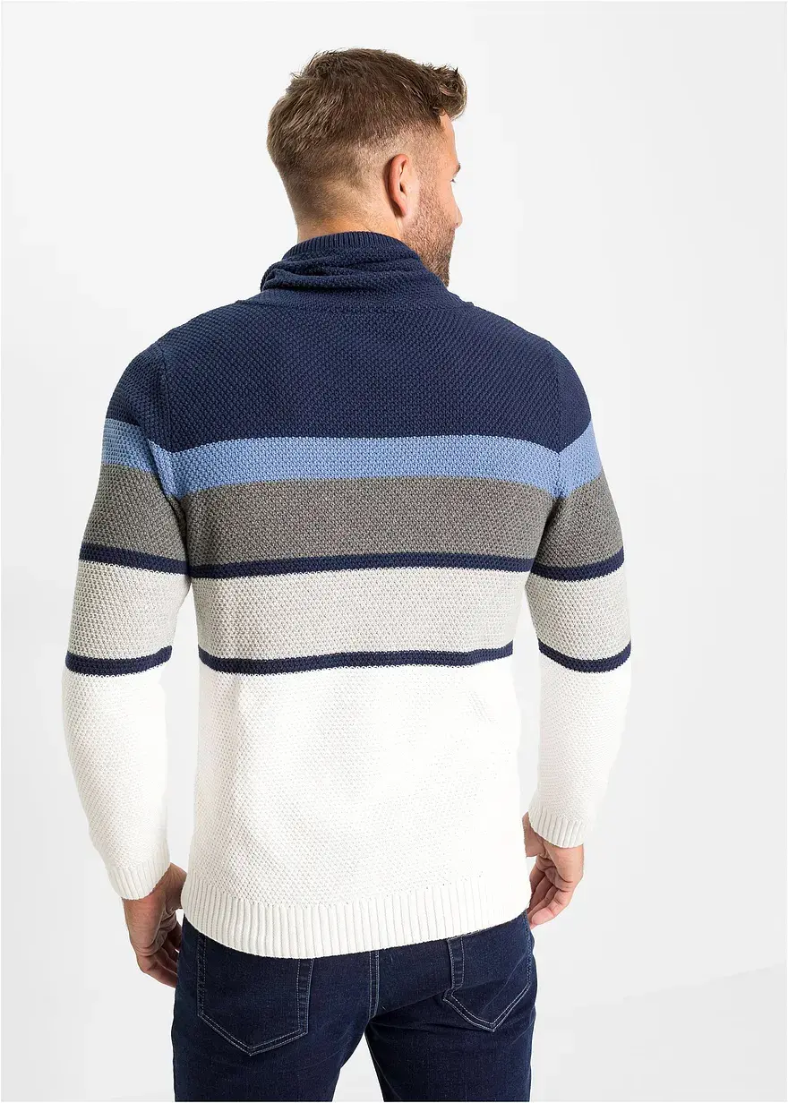 Bonprix Kerniger Pullover Mit Schlauchkragen In Modischem Grobstrick