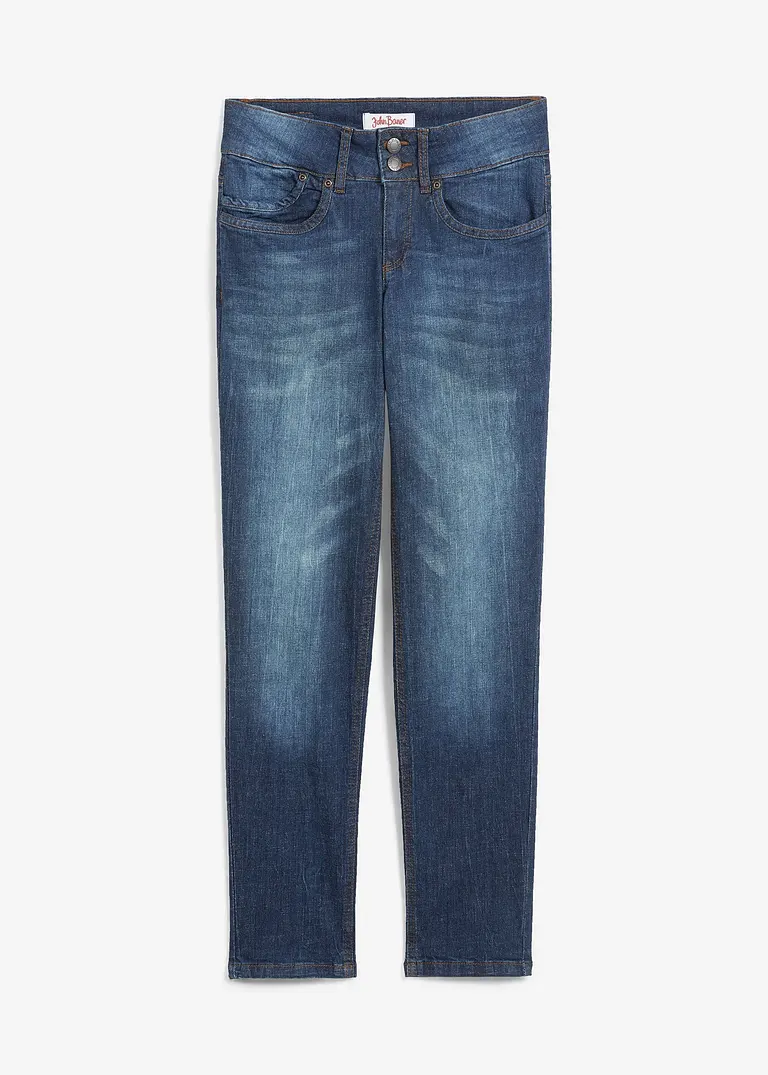 bonprix Klassisch geschnittene Stretch-Jeans mit Doppelknopfverschluss