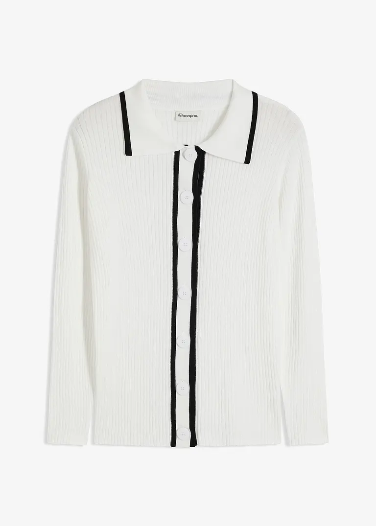 bonprix klassisch schöner Smart Cardigan - weiß - Damen bonprix klassisch schöner Smart Cardigan - weiß - Damen
