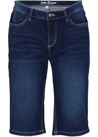 bonprix Klassische Bermuda Jeans mit Komfort-Stretch - blau