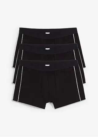bonprix Klassische Boxershorts in figurnaher Passform im 3er Pack
