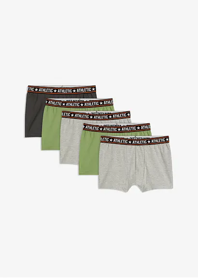 bonprix Klassische Jungen Boxershorts im 5er Pack - Kinder