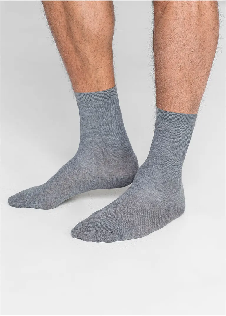 Bonprix Klassische Socken Im 10er Pack - Grautöne - Damen