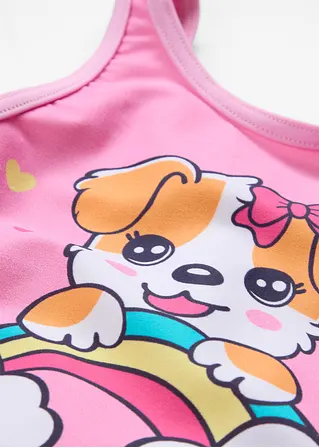 Bonprix Klassischer Badeanzug Mit Süßem Druck. - Rosa - Kinder