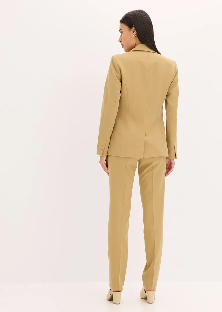 Bonprix Klassischer Hosenanzug Bestehend Aus Komfortabler Anzugshose Und Geschmackvollem Blazer