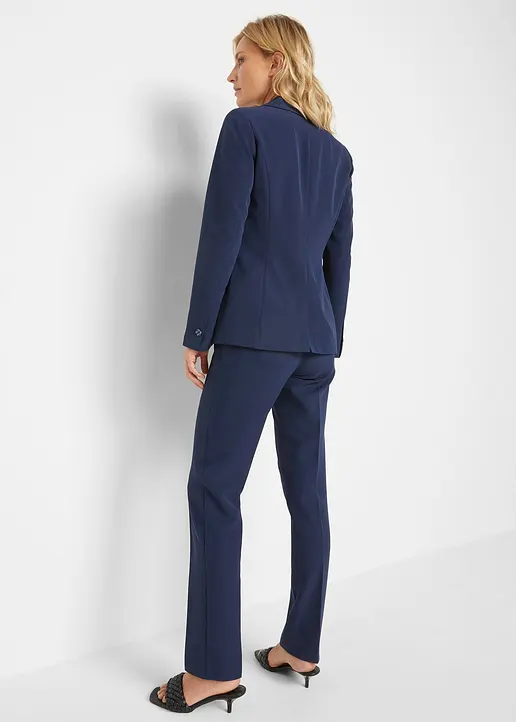 Bonprix Klassischer Hosenanzug Bestehend Aus Komfortabler Anzugshose Und Geschmackvollem Blazer