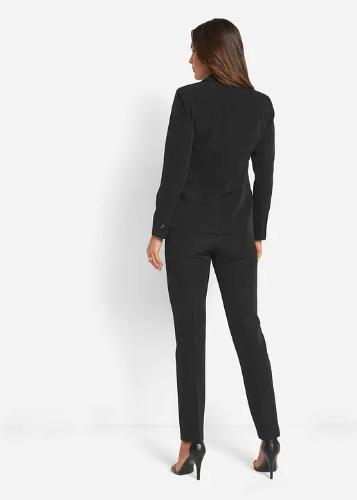 Bonprix Klassischer Hosenanzug Bestehend Aus Komfortabler Anzugshose Und Geschmackvollem Blazer