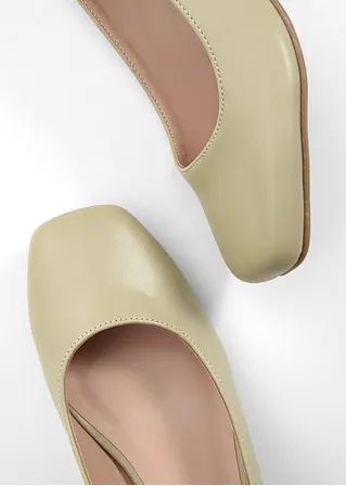 Bonprix Klassischer Pumps Mit Blockabsatz - Grün - Damen