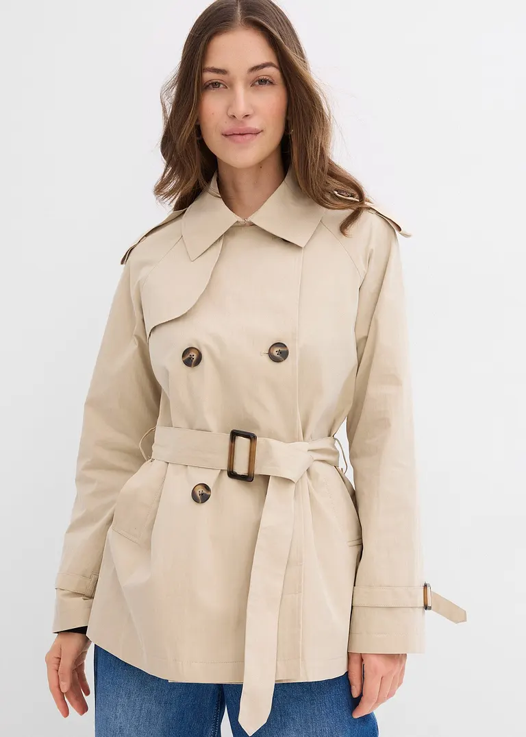 Bonprix Klassischer Trenchcoat In Neuer Länge - Grün - Damen