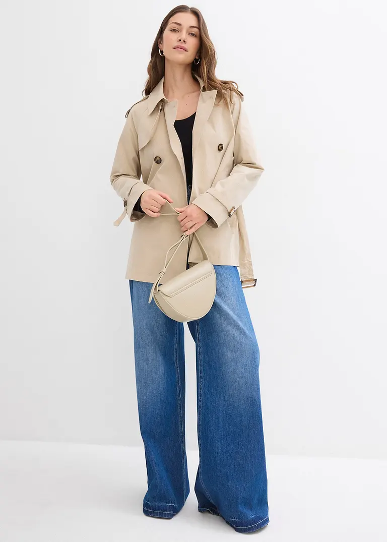 Bonprix Klassischer Trenchcoat In Neuer Länge - Grün - Damen