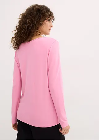 Bonprix Klassisches Langarmshirt Mit V-Ausschnitt 2er Pack