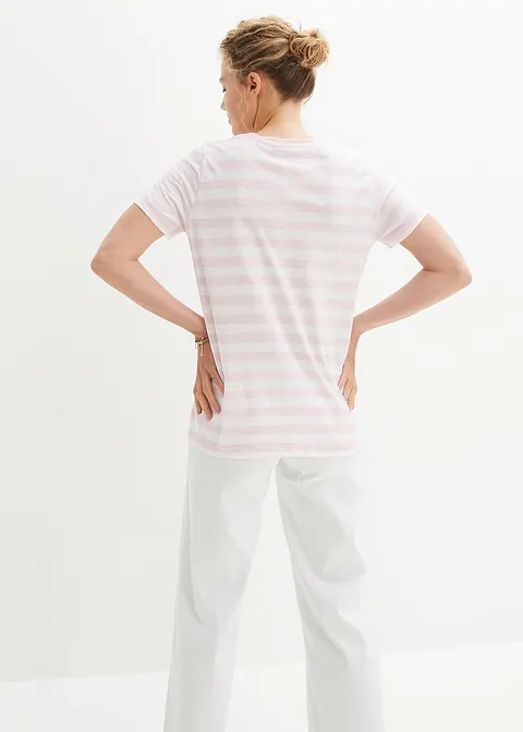 Bonprix Klassisches T-Shirt Mit Kurzen Ärmeln - Damen