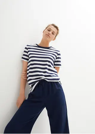 Bonprix Klassisches T-Shirt Mit Kurzen Ärmeln - Damen