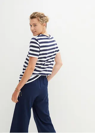 Bonprix Klassisches T-Shirt Mit Kurzen Ärmeln - Damen