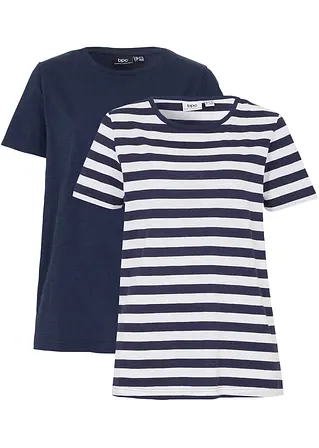 bonprix Klassisches T-Shirt mit kurzen Ärmeln - Damen