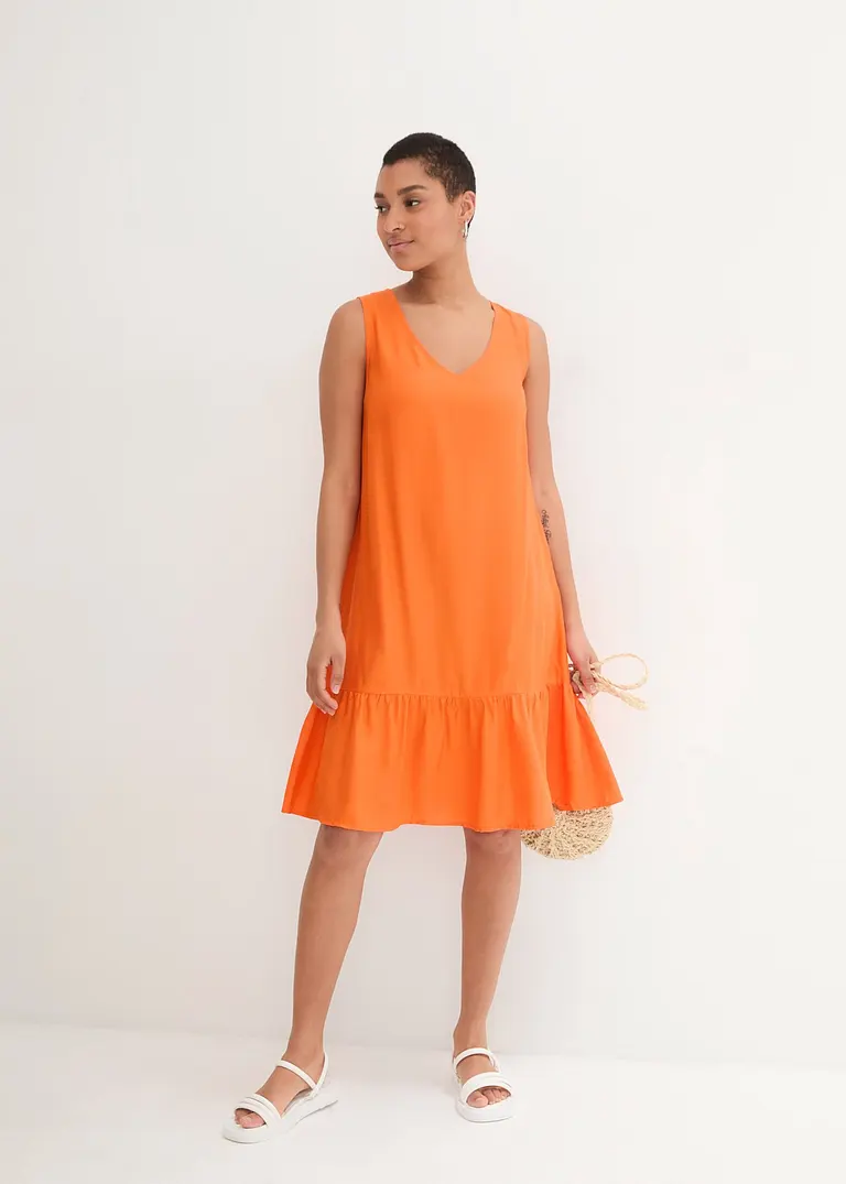 Bonprix Kleid In A-Linie Aus Herrlich Fließender Viskose-Qualität - Damen